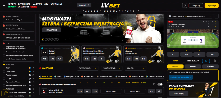 LV BET: rewolucja w świecie legalnych zakładów sportowych